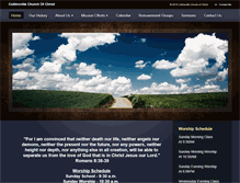 Tablet Screenshot of collinsvillecofc.org
